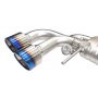 Nissan GTR 3.5" Turbo Back Valved Exhaust with 5 Inch Titanium Tailpipes